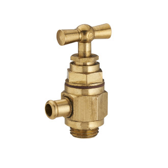 Robinet purgeur équerre laiton mâle M1/4 (08x13) NOYON & THIEBAULT - 318-08L1