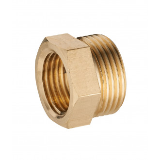Mamelon laiton mâle NOYON & THIEBAULT - femelle réduit M3/4' (20x27) - F1/2' (15x21) - 168-2015L1