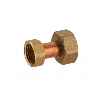 Raccord double femelle réduit à écrous libres laiton F1/2' (15x21) NOYON & THIEBAULT - F3/8 (12x17) - 180-1512L1