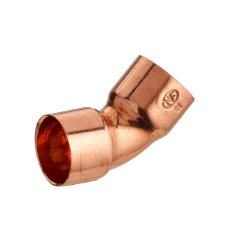 Coude cuivre à souder 45° double femelle égal NOYON & THIEBAULT - Ø 12 mm - 944-12L1