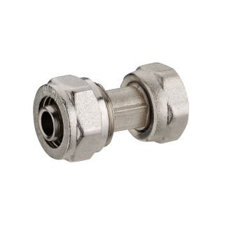 Raccord droit à compression pour tube multicouche NOYON & THIEBAULT - Ø 20 mm à visser femelle écrou libre F1/2' (15x21) - 3915-1520L1