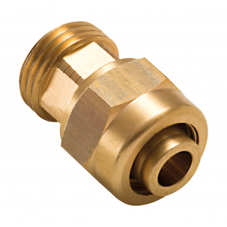 Raccord droit à compression pour tube PER NOYON & THIEBAULT - Ø 16 mm à visser mâle M1/2' (15x21) - P16-18915L1