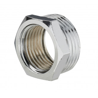 Réduction pour purgeur chromée mâle M1/2' (15x21) femelle F1/4 (08x13) NOYON & THIEBAULT - 803595