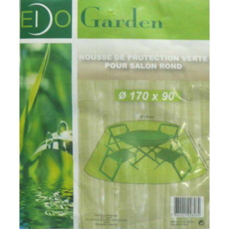 Housse de protection salon de jardin rond