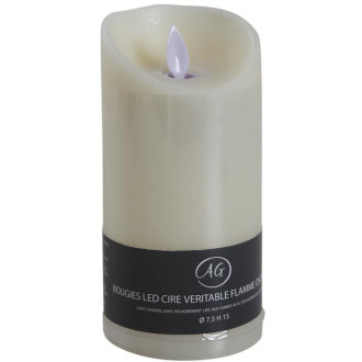 Bougie à leds parfum vanille grand modèle