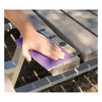 3m - 834349 -feuilles abrasives no slip grip 225u - p100 préparation de surface