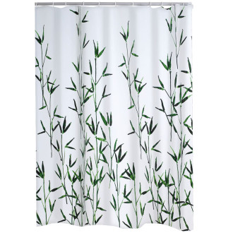 Ridder rideau de douche bambus tissu 180 x 200 cm 47305