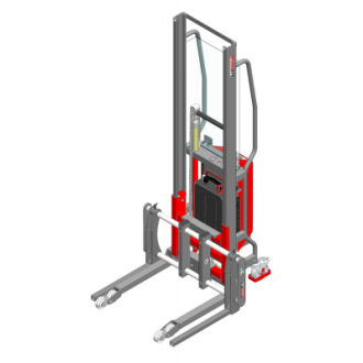 Gerbeur Levfix600 à levée électrique avec fourches coulissantes 600 kg - 855000999
