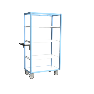 Servante multi-niveaux avec 3 étagères plateau bois 250 kg - Dimensions au choix