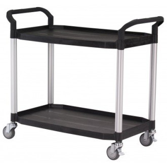 Desserte tertiaire 2 plateaux 250 kg - Dimensions plateaux au choix