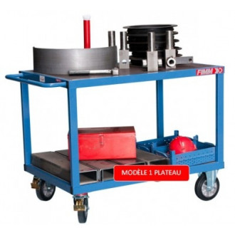 Servante d'atelier 1 plateau 1200 x 800 mm 1000 kg FIMM - 880008081