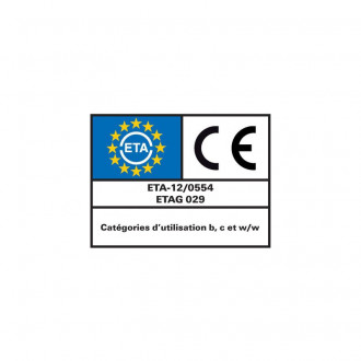 Résine de scellement hybride fis ht