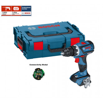 Perceuse visseuse GSR 18 v-60c outil seul + module bluetooth GCY 30-4 + L-Boxx 136 Bosch