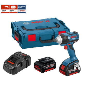 Coffret boulonneuse GDS 18 V-EC 250 + 2 x 5,0 Ah + chargeur + L-Boxx 136 Bosch