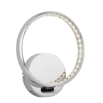 Applique rings, en chrome et cristal