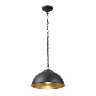 Suspension colman, noir et or