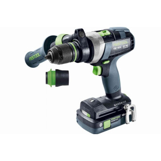 Perceuse visseuse sans fil tdc 18/4 5.0/4.0 i-plus quadrive - festool - 577649
