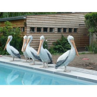 Pélican debout en résine 84 cm