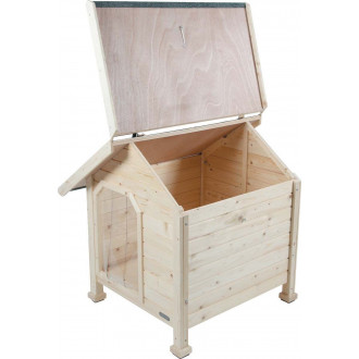 Niche en bois chalet large