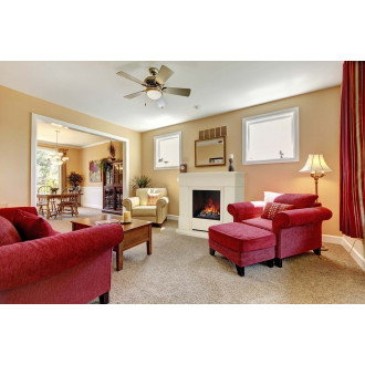 Cheminée électrique optimyst effet fumée moorefield 1000 à 2000w