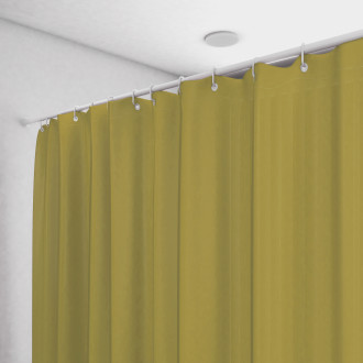 Rideau de douche et baignoire - 180x200 - polyester - vert lime Aurlane - 700949