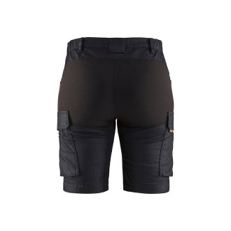 Short maintenance denim stretch 2D femme Marine/Noir 71371147 - Taille au choix