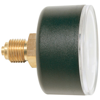 Manomètre à cadran sec - plage 0 à 10 bars - raccordement axial male en 1/4"