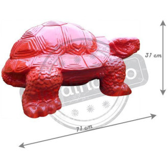 Tortue design en résine 71 cm