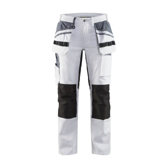 Pantalon peintre +stretch femme