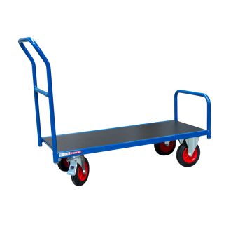 Chariot étroit charges longues, dossier fixe, 1130 x 480 mm, 250 kg