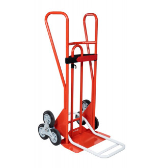 Diable à poignées fermées avec bavette & roues 250 kg - Type de roues au choix