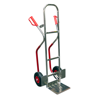 Diable aluminium avec patins bavette fixe 200 kg - 815007620