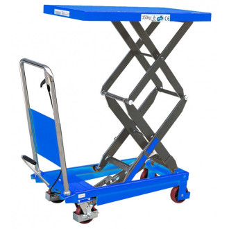 Table élévatrice manuelle double ciseaux 350 kg - 855007749