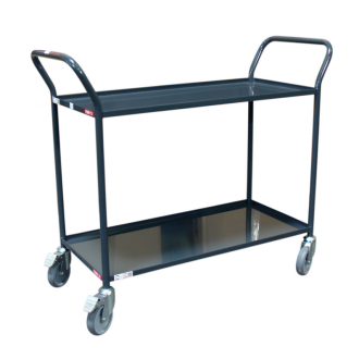 Servante 2 plateaux tôle avec rebord 935 x 435 mm 200 kg - 880001365