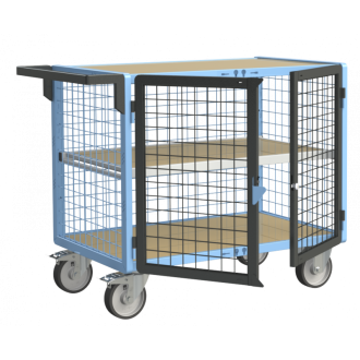 Servante établi équipée 2 portes grillagées verrouillables 500 kg - 880725325