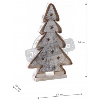 Sapin décoratif en bouleau avec led 65 cm