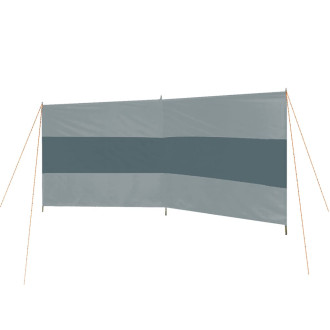 Brise-vent brendan 335x120 cm gris et anthracite