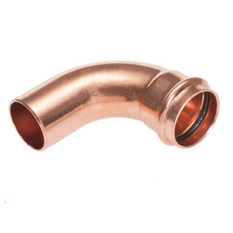 Courbe cuivre à sertir 90° mâle femelle ø22