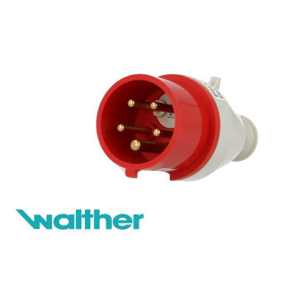 Prise mâle cee triphasée, 5 x 16a avec inverseur de phases