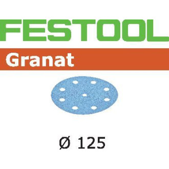 Abrasif STF FESTOOL - D125/90 - grain 100 - 100 pièces - 497168