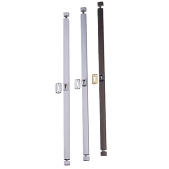 Serrure en applique 2 points Styl Barr CAVERS ISEO pour cylindre profilé - L 2.30 m Or - 40002305