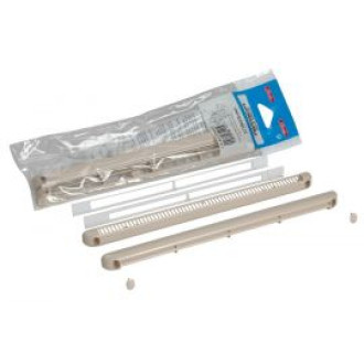 Kit double régulateur + déflecteur + cache vis + vis 30m³ NICOLL - sable - 1KHF130S