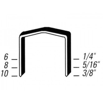 Agrafe STCR - H. 8 mm - BOSTITCH - Boîte de 5000 - STCR501908Z