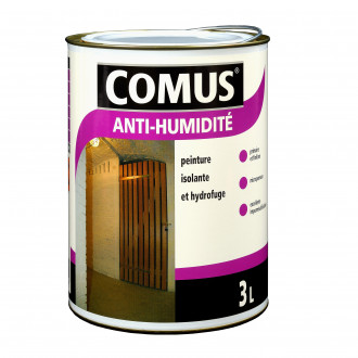 Peinture anti-humidite 0,75l- primaire et finition hydrofuge - comus