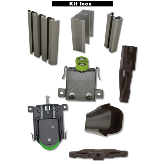 Kit std small duval bilcocq - hauteur 2500 mm - longueur 3000 mm - inox brossé - 73-0016-k133