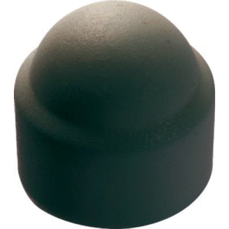 Boîte de 100 caches écrous hexagonaux noirs Ø 12mm ACTON - 8560012            