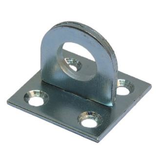 Piton sur platine TORBEL 30 x 30 – Zingué trou 12,5 mm – 526548