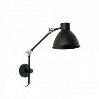 Applique murale noir mat celia 1 ampoule