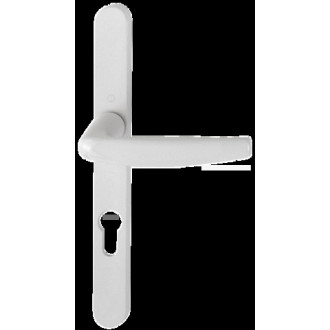 Ensemble de porte-fenêtre plaque étroite Atlanta HOPPE Saillie réduite 70 Clé i ép.68/77 marron 8003 - 3309468