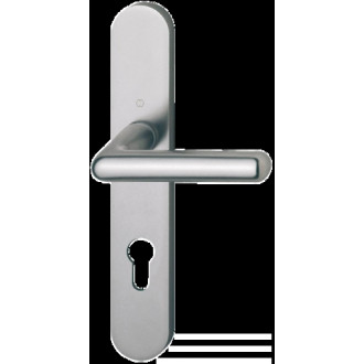 Ensemble de porte Cortina 195F/300M HOPPE Acier brossé - WC - 587070
